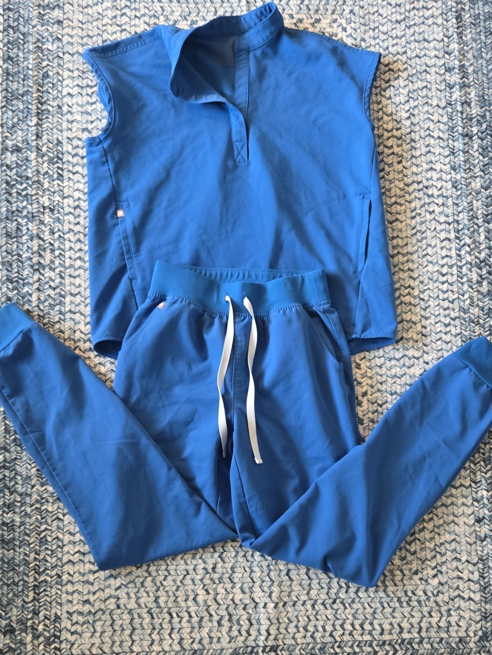 Figs Scrubs Set Cobalt Blue